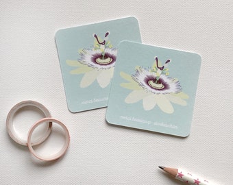 Dankeschön Karte Passionsblume, Dankeschön, Dankeschön Hochzeit, Dankeschön Geburt, Dankeschön Kommunion