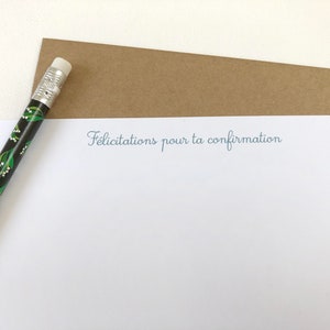 Carte de félicitations pour la confirmation, carte de félicitations, carte de voeux, pour une jeune fille image 5