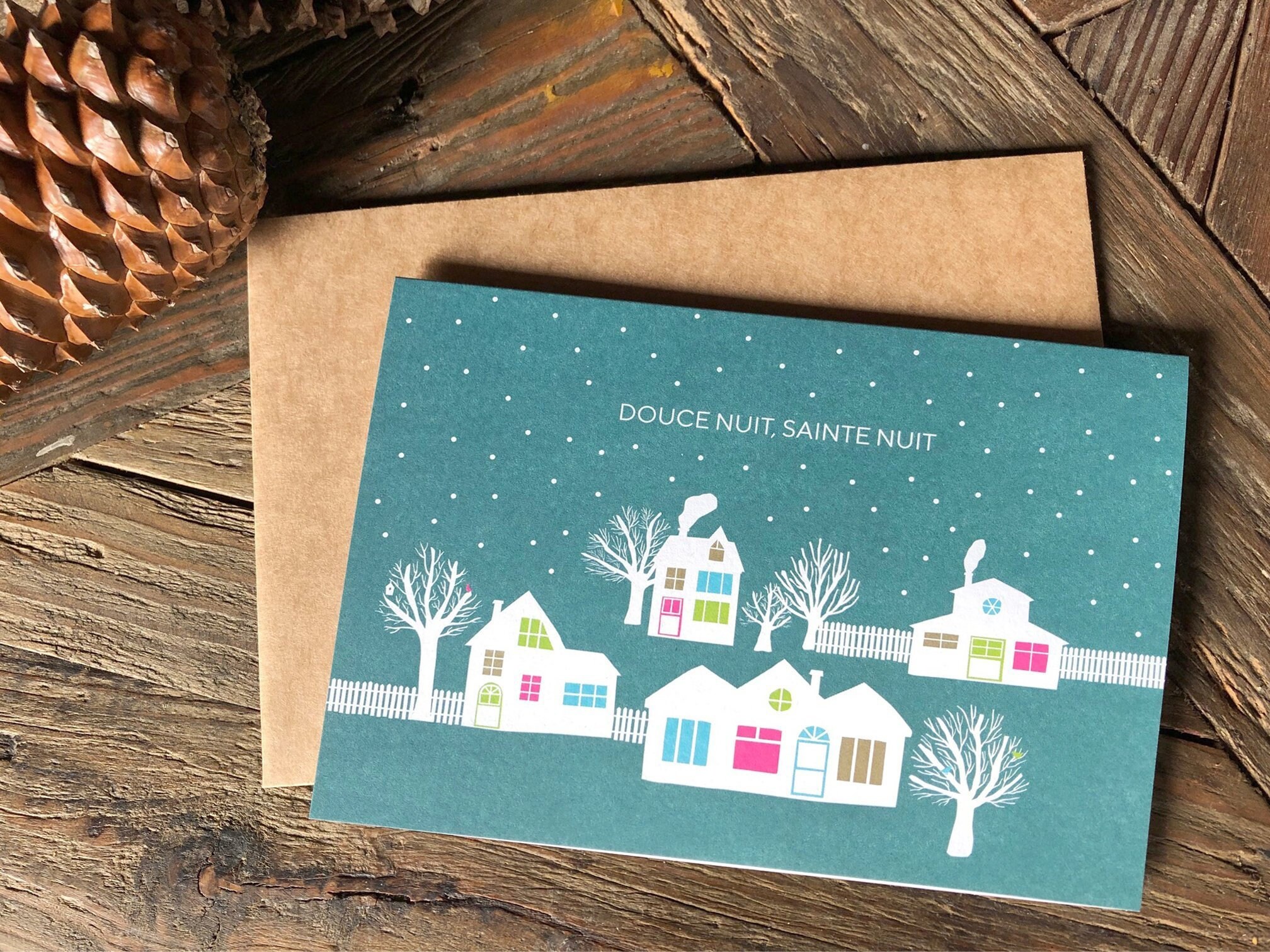 Best Wishes Card Sweet Holy Night End Of Year Party Best Etsy Best Wishes Card Sweet Holy Night End Of Year Party Best Etsy