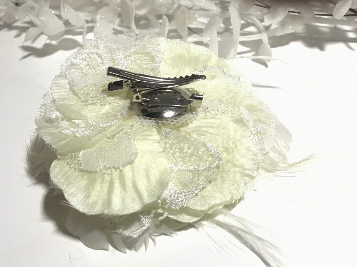 Pince à cheveux fleur mariée accessoires cheveux de mariée | Etsy