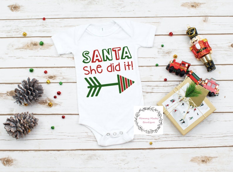 Santa HeShe Did It shirt
