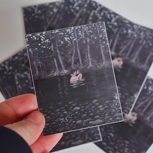 To Swim in the Bath of Venus sticker | vinyl sticker | Catskill creek | Nature art | original art