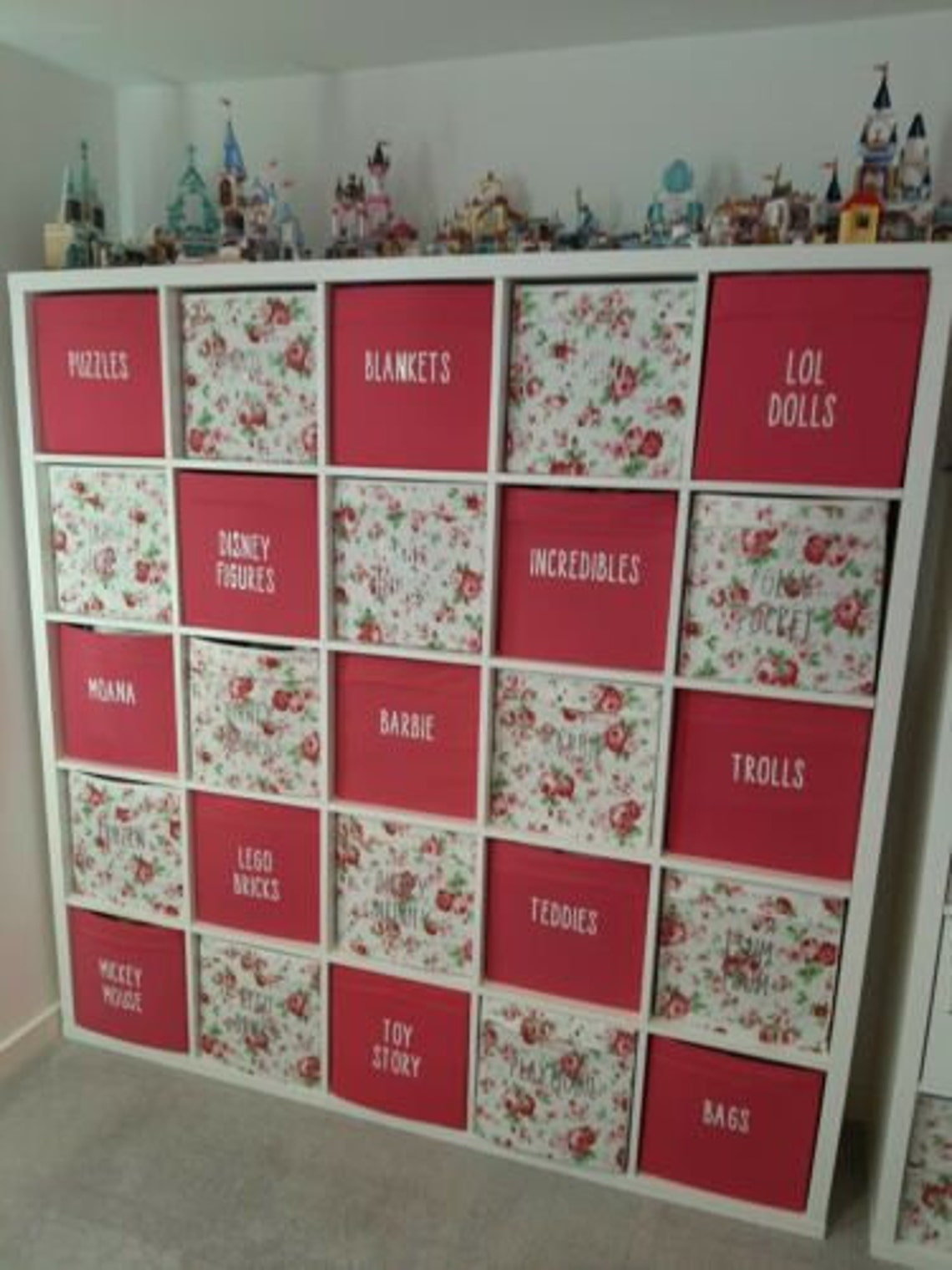 IKEA KALLAX DRONA Box Sticker Personalised Vinyl Labels Etsy