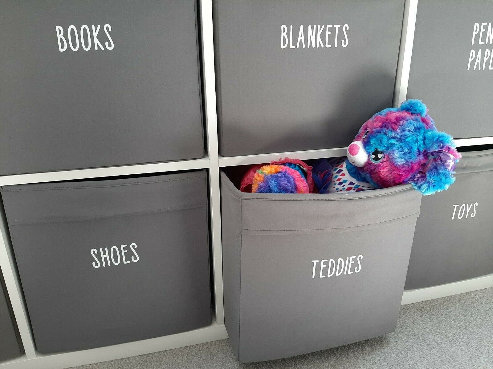 IKEA KALLAX DRONA Box Sticker Personalised Vinyl Labels Etsy