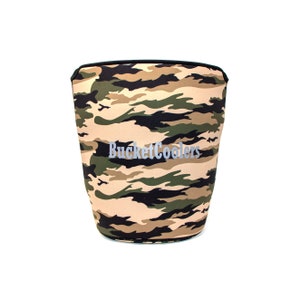 Bucket Cooler - 7 Millimeter Neoprene Sleeve for 5 Gallon Bucket (Camo)