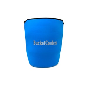 Bucket Cooler - 7 Millimeter Neoprene Sleeve for 5 Gallon Bucket (Blue)