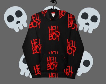 Lil Emo Peep Style Hell Boy Emo Rap Hip Hop All Over Print Hoodie