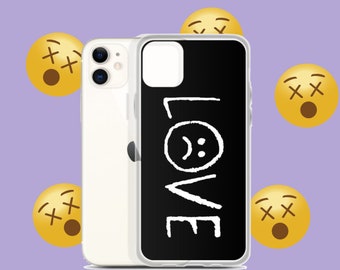 Peep Style lil emo love tattoo iPhone Case