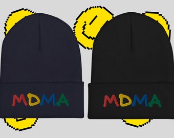 MDMA EDM Festival Party Cuffed Beanie