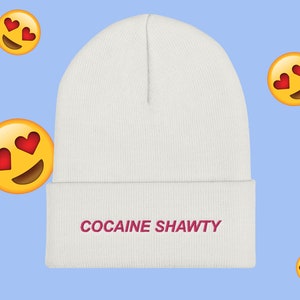 Cocaine Beanie - Etsy