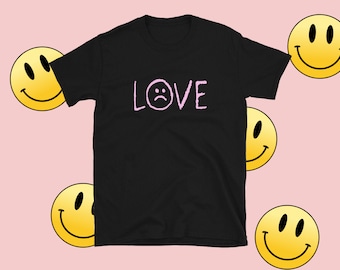 Peep Style lil emo liefde tattoo Short-Sleeve Unisex T-shirt