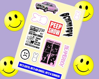 Lil Emo Peep Sticker sheet/pack