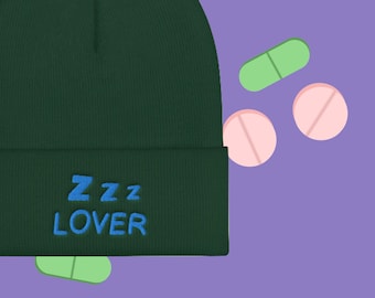 Lil Zzz Lover Xan Cuffed Beanie