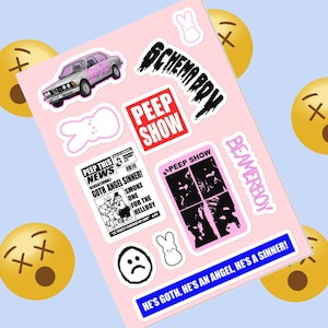 Lil Emo Peep Sticker sheet/pack