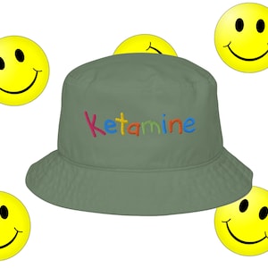 Ketamine Organic bucket hat