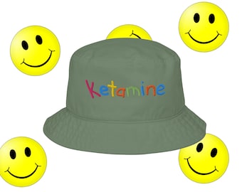 Ketamine Organic bucket hat