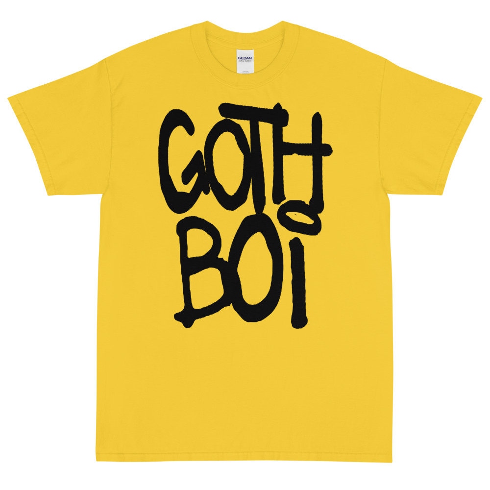 Lil Emo Peep Style Gothboi Short Sleeve T-shirt - Emo Rap Goth Boy - Etsy