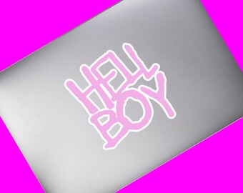 Lil Hell Boy Emo Peep sticker