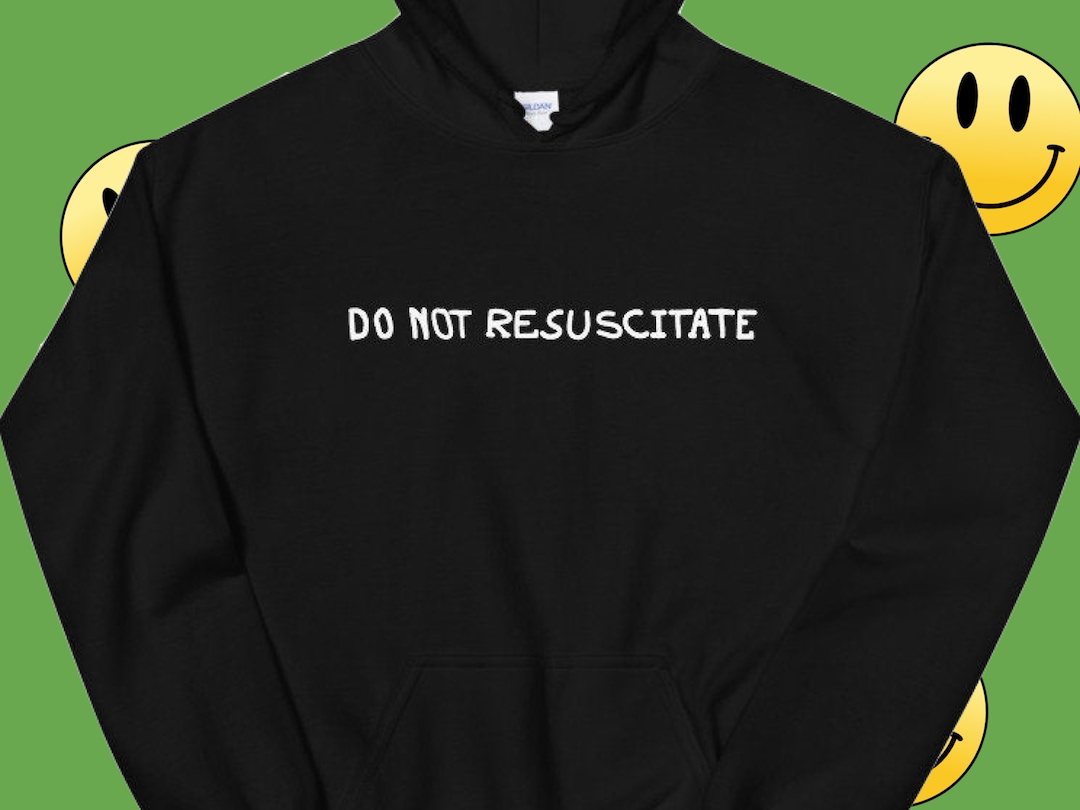 Suicide Boy Do Not Resuscitate Tattoo Unisex Hoodie Rap Hip Etsy UK