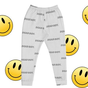 DEADBOY SESH STYLE All-Over Joggers - Light Grey
