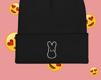 Lil Emo Peep Bunny Cuffed Beanie