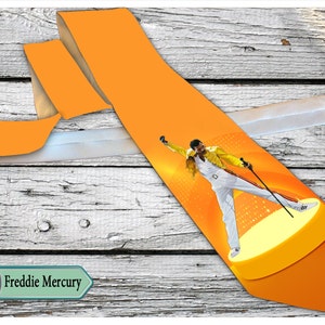 Freddie Mercury Queen rock legend (1946-1991), the show must go on, Men&#39;s necktie. Customization option. Free Shipping.