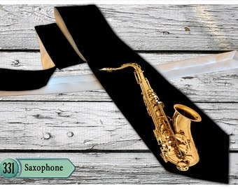 Saxophon-Krawatte, Krawatte.