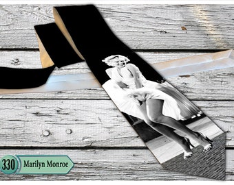 Marilyn Monroe Tie - Marilyn Monroe Necktie Design.