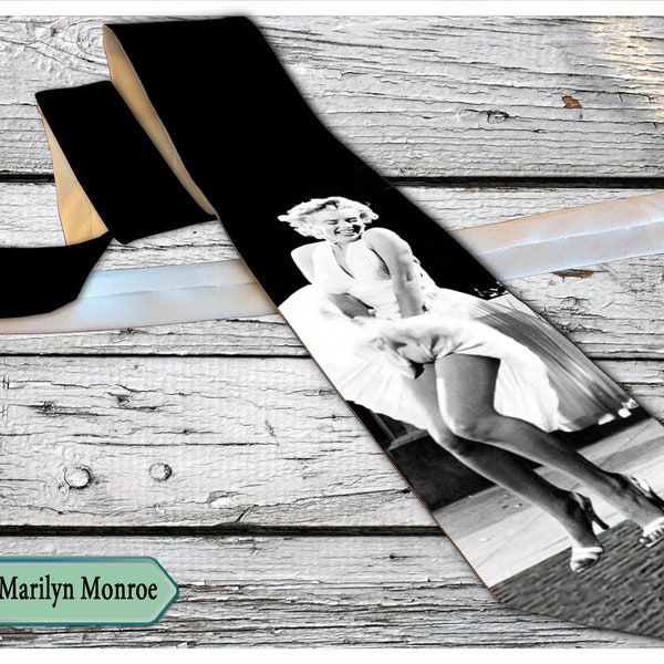 Marilyn Monroe Tie - Marilyn Monroe Necktie Design.
