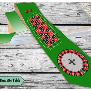 Kasino Roulette Tisch, Krawatte.