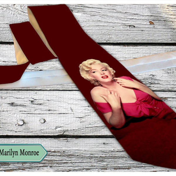 Marilyn Monroe Tie - Marilyn Monroe necktie
