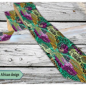 African design necktie , African motifs in tie, Tie for Groom, Fashion Printed necktie, hipster necktie,