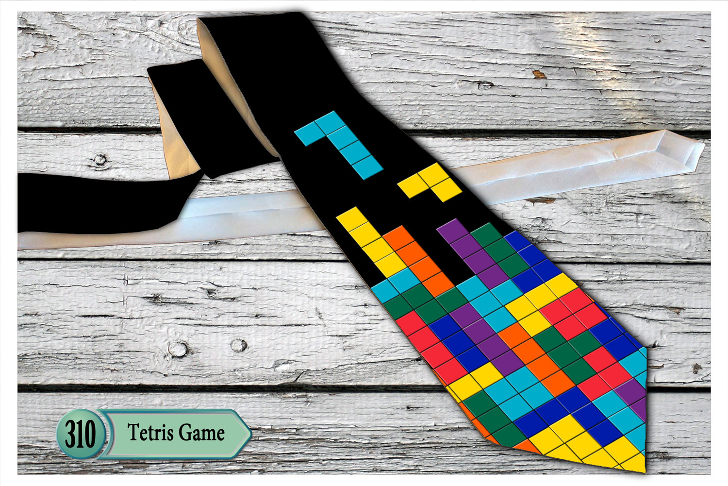 Tetris Game Necktie,