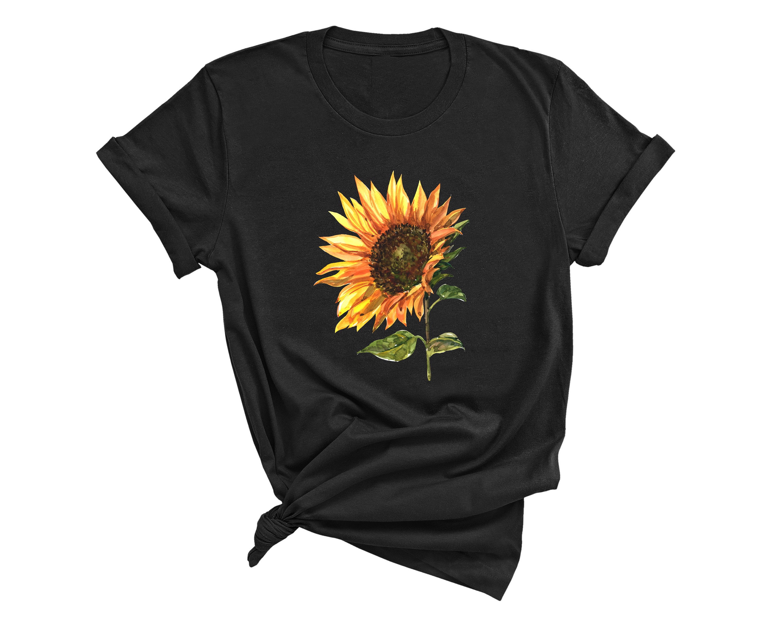 Sunflower Shirt Sunflower Graphic Sunflower Tee Graphic - Etsy