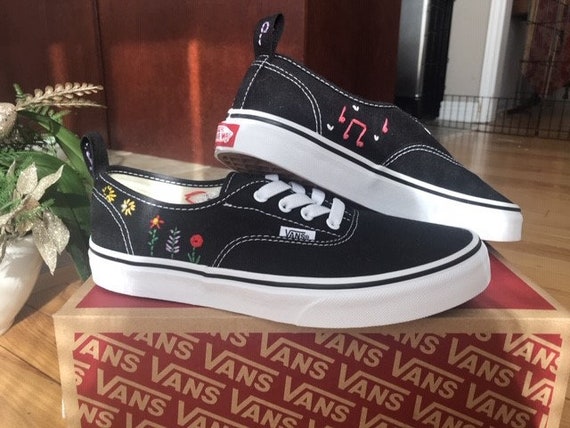custom embroidered vans