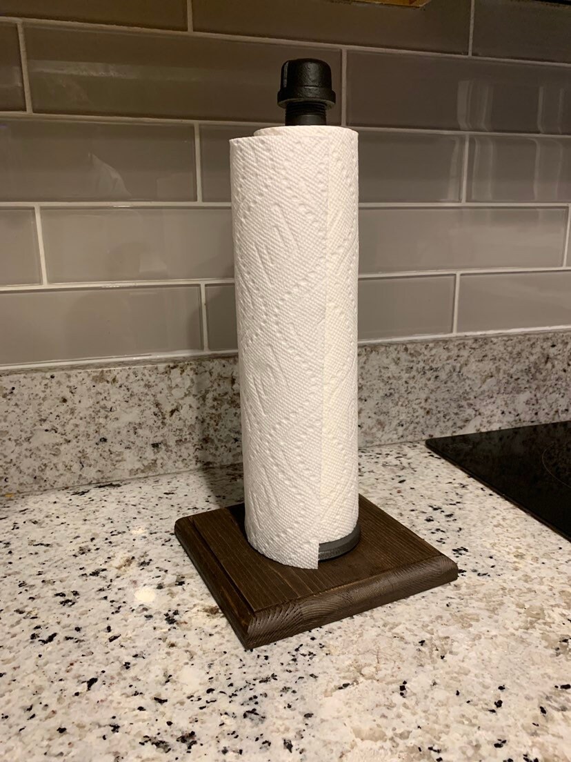 Rustikale Papier Handtuchhalter | Etsy