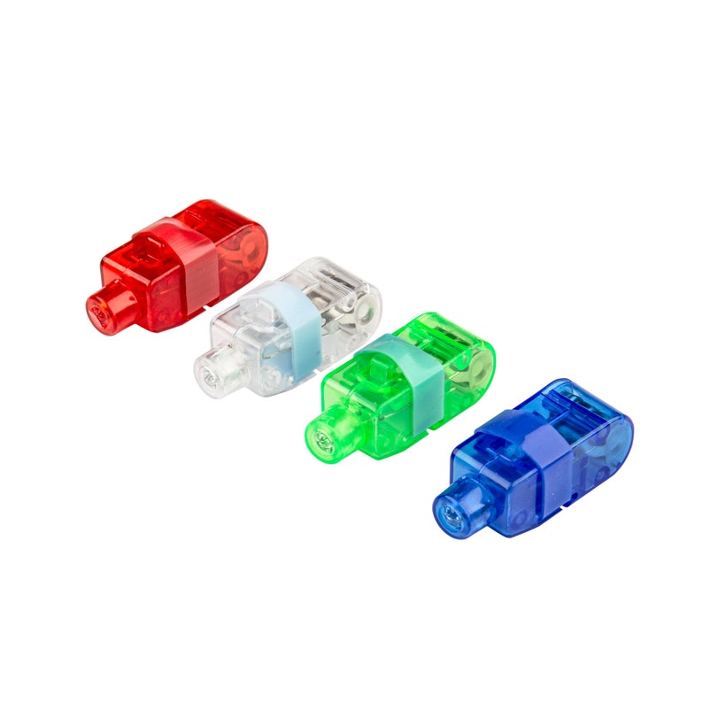 Pack of 80 Pcs LED Finger Lights Light Up Flashlight Party Favours Supplies or For use As Free Motion Quilting Sewing Cleaning Finding Items
