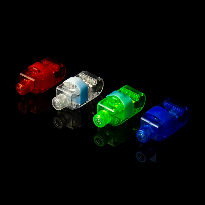 Pack of 80 Pcs LED Finger Lights Light Up Flashlight Party Favours Supplies or For use As Free Motion Quilting Sewing Cleaning Finding Items
