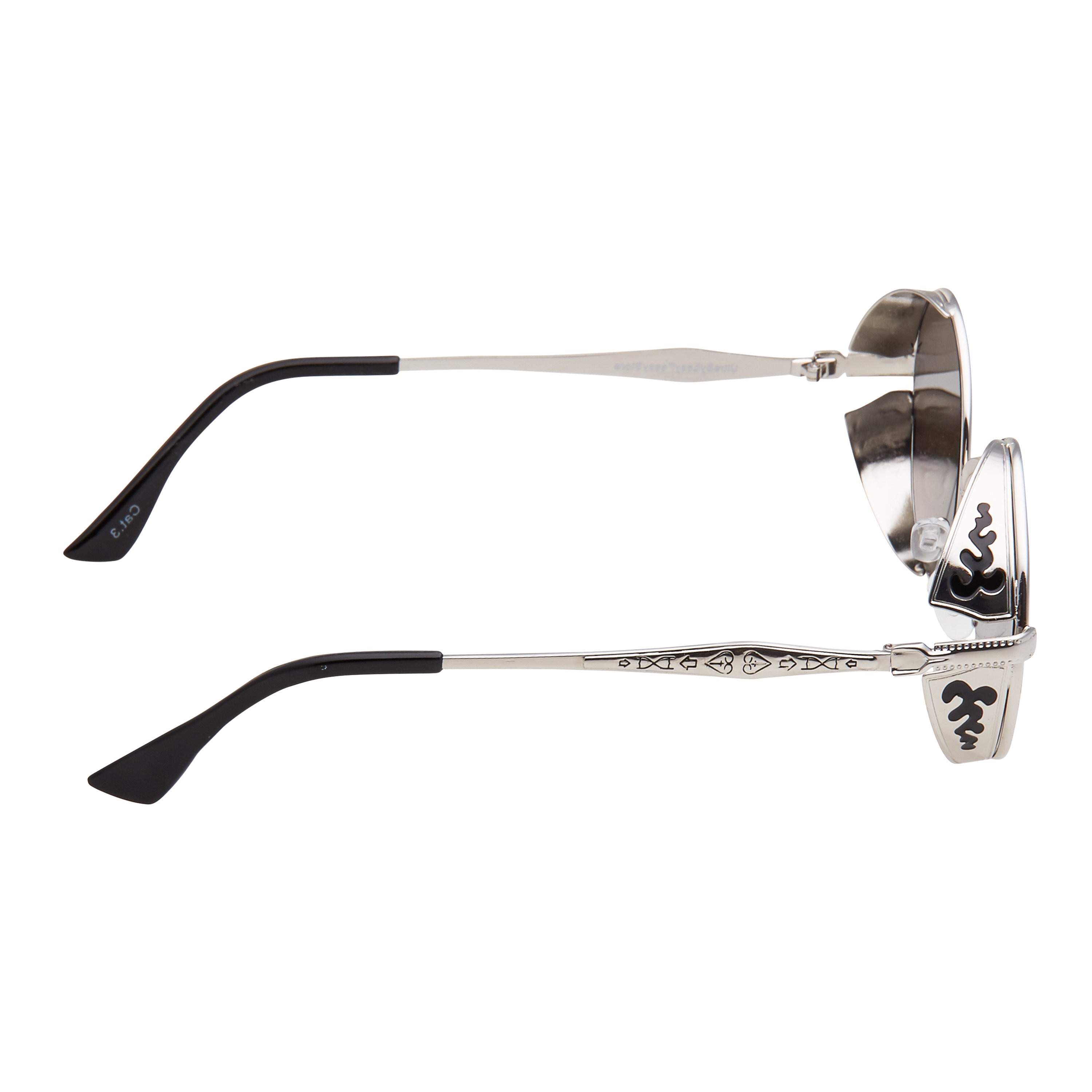 サングラス Wire Frame Glasses Rectangle Wire Frame Glasses With Black Color