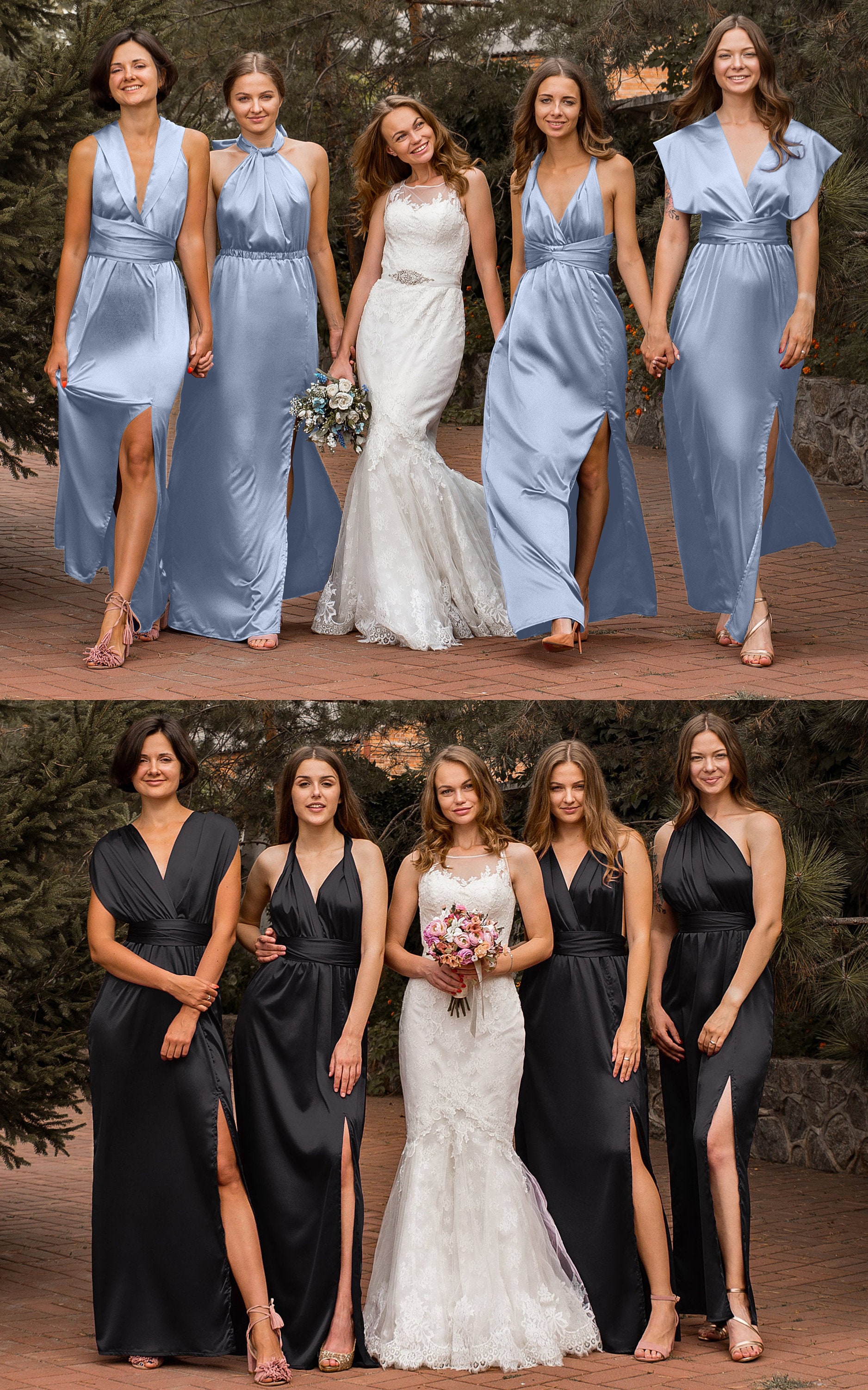 bridesmaid dresses and prices Simple Cheap Long Dusty Pink Spaghetti Straps Cross – MyChicDress Its stretch satin material allows for a comfortable and tailored fit Peacock Bridesmaid Dresses: Buy Women's