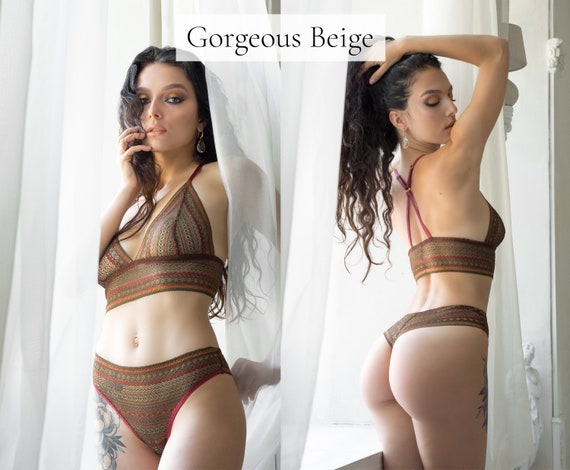 plus size bralette set