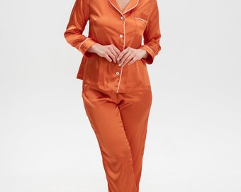 Naispanda Pigiama Personalizzato Pigiama Personalizzato con Foto del Volto Pigiama a Maniche Lunghe Personalizzato per Donna Fidanzata Mamma Pigiama a Maniche Lunghe con Bottoni Personalizzati