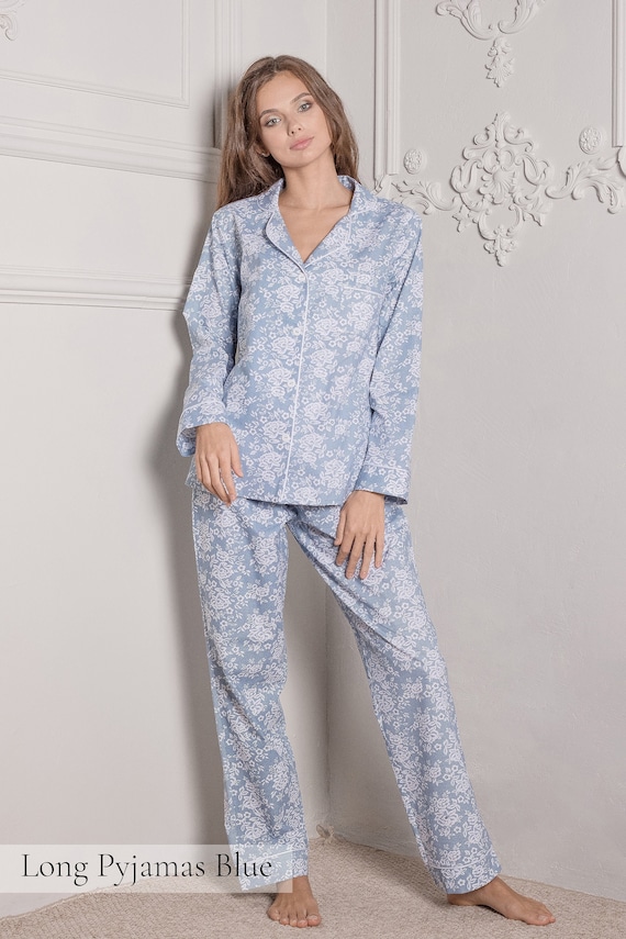 Pijama algodón para mujer Dama de honor Pijamas Gallina Etsy España
