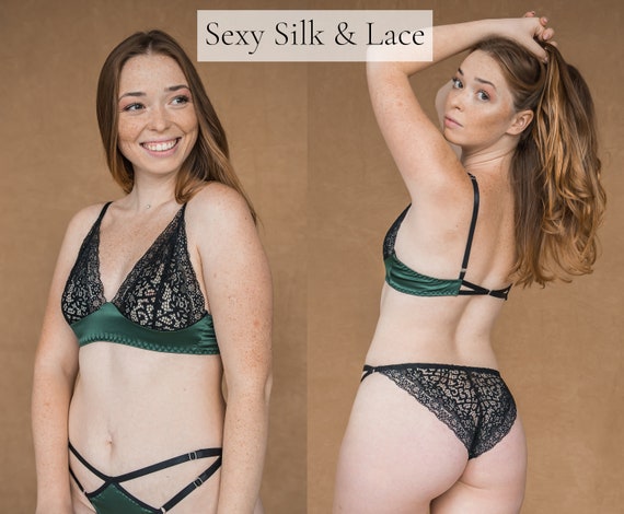 Lace Bralette - Black - Ladies