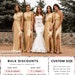 Multiway Gold Bridesmaid Dress • Long Silk Dress • Infinity Dress  • Prom Dress • Wrap Transformer Beige Champagne Satin • Convertible Dress 