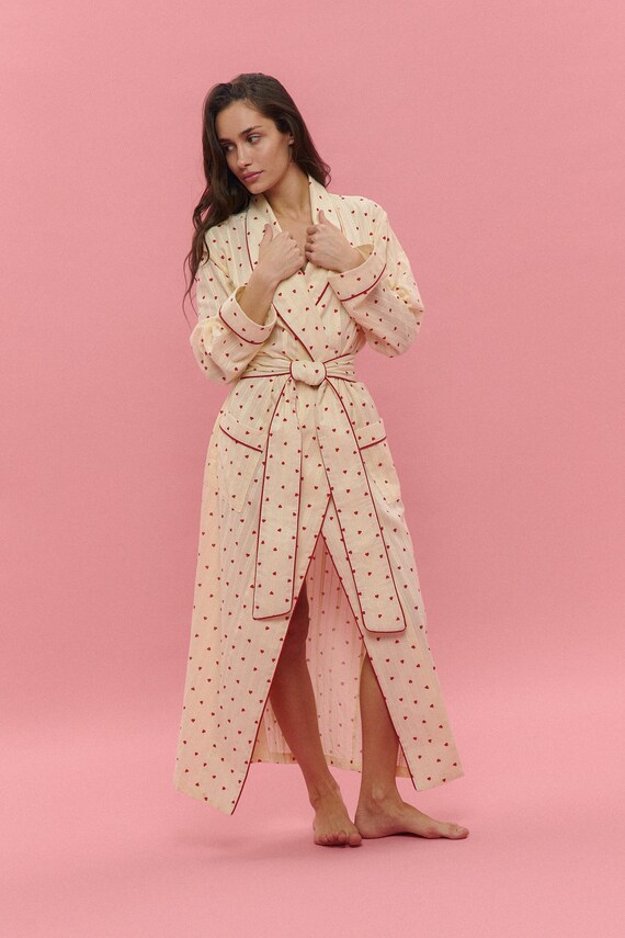 cotton dressing gown Buy Pour Moi Blue Stretch from Next USA round wear Women's Dressing Gowns & Robes