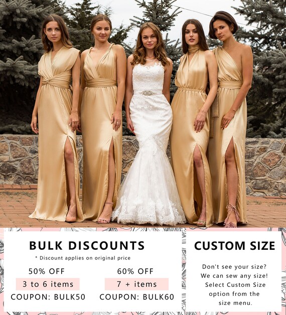 silk multiway dress