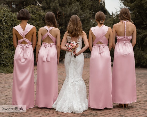 Pink multiway clearance dress