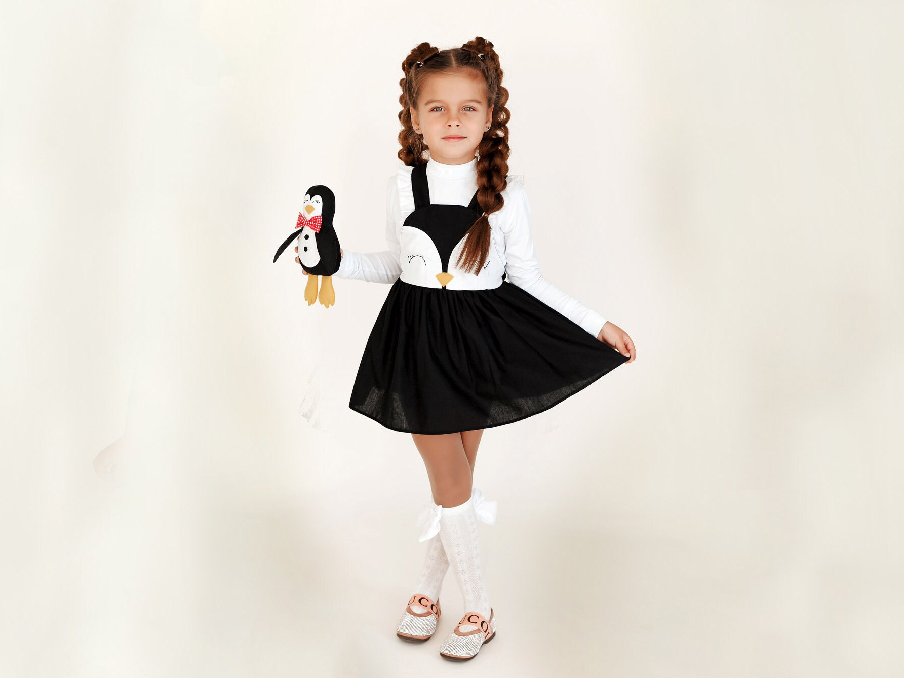 Penguin Toddler Halloween Costume, Party Costume, Toddler Halloween Outfit, Masquerade Dress