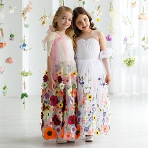Flower Girl Dress - An Enchanting Attire for Unforgettable Moments - Lace Flower Dress - 1st Birthday Girl Outfit